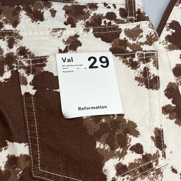 Reformation “Val 90s” Mid-Rise Straight Leg Jeans – Size 29 (NWT) - Picture 5 of 11